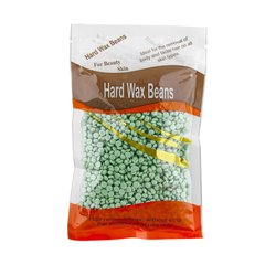 Віск для депіляції плівковий у гранулах Hard Wax Beans Aloe, 100 г.