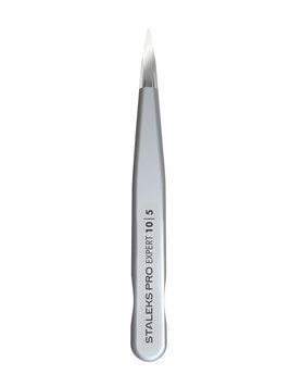 Пінцет для брів Staleks Pro Expert 10 Type 5, точковий (4820121592910)