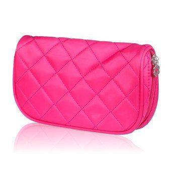 BC-222 Косметичка (20*12*4 cm) Рожевий текстиль Christian
