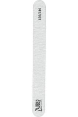 Пилка для ногтей ZAUBER 150/240 узкая зебра, 03-009