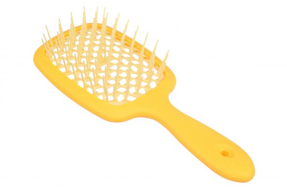 Щітка масажна для волосся Cecilia Super Hair Brush, Матова Жовта