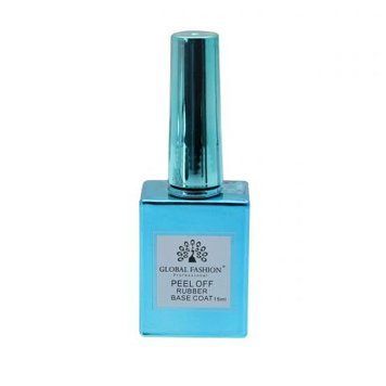 База для гель-лаку Peel Off Rubber Base Coat, 15 мл. (Голуба банка) GLOBAL FASHION