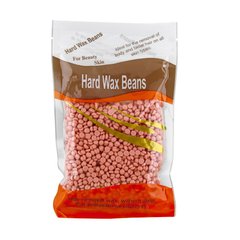 Воск для депиляции пленочный в гранулах Hard Wax Beans Rose, 100 г.