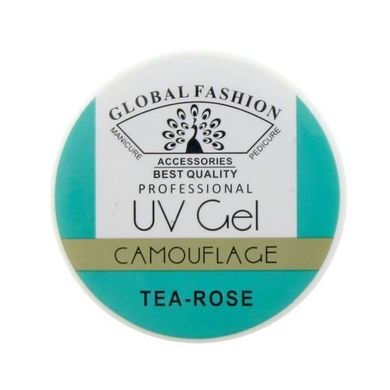 Гель камуфляжний UV GEL TEA-ROSE GLOBAL FASHION, 15 гр.