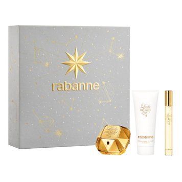 Rabanne Lady Million парфумований набір для жінок (edp 50ml+b/lot 100ml+edp10ml)