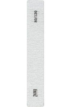 Пилка для ногтей ZAUBER 80/120 широкая зебра, 03-010