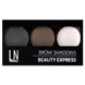 Набір для моделювання брів LN Professional Brow Shadows Beauty Express Kit - 1