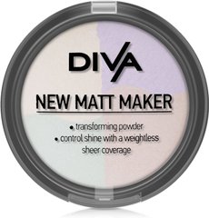 Пудра кольорова DIVA New Matt Maker