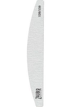 Пилка для ногтей ZAUBER 120/150 овал зебра, 03-011