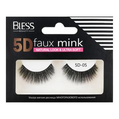 Вії накладні Bless Beauty 5D Faux Mink багаторазового використання, 5D-05