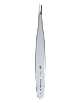 Пінцет для брів Staleks Pro Expert 20 Type 4, вузький скошений (4820121592590)