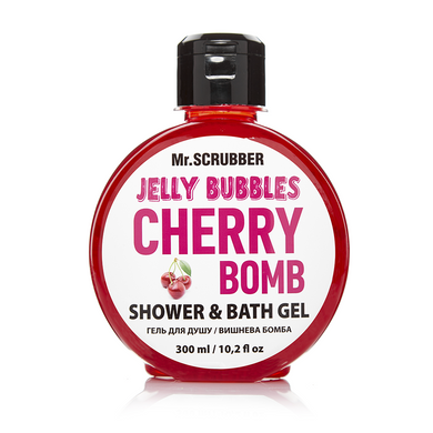 Гель для душу Mr.SCRUBBER Jelly Bubbles Cherry Bomb, 300 мл