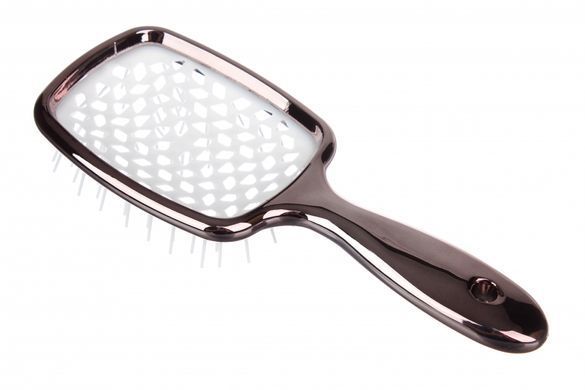 Расческа для волос массажная Cecilia Super Hair Brush хромированная