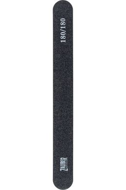 Пилка для ногтей ZAUBER 180/180 узкая черная, 03-002