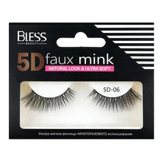 Вії накладні Bless Beauty 5D Faux Mink багаторазового використання, 5D-06