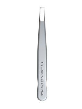 Пінцет для брів Staleks Pro Expert 10 Type 1, широкий прямий (4820121592033)