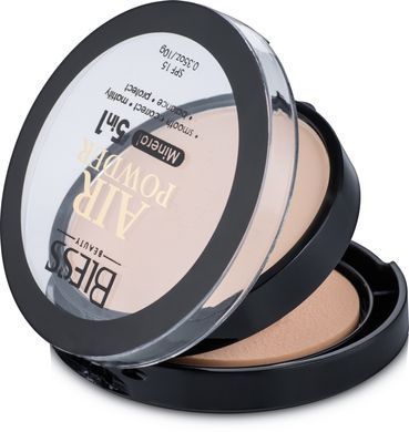 Компактная пудра для лица Bless Beauty 5in1 Mineral Air Powder SPF 15