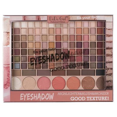 D4085 Набір для макіяжу Eyeshadow & Highlighter & Blush & Bronzer Good Texture A DoDo Girl