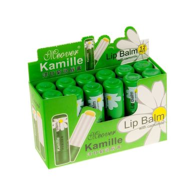 Бальзам для губ с ромашкой Kamille Lip Balm with camomile (12 шт. уп)