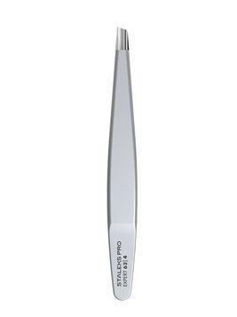 Пінцет для брів Staleks Pro Expert 62 Type 4, вузький скошений (4820121595218)