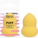 Спонж для макіяжу Bless Beauty PUFF Make Up Sponge грушоподібний, жовтий - 1