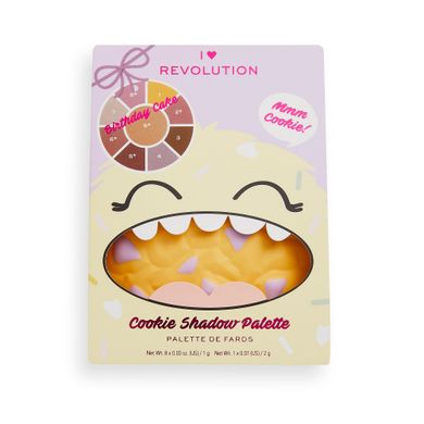 Палетка теней для век I Heart Revolution Cookie Eyeshadow Palette, Birthday Cake