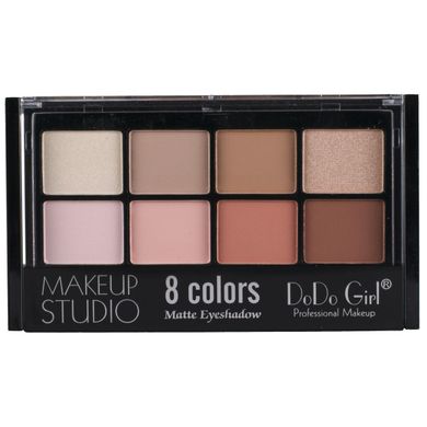 Тени для век DoDo Girl MakeUp Studio 8 Colors Matte Eyeshadow D3049 №01