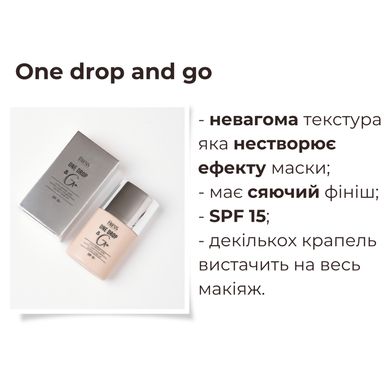 Тoнальний крем Bless Beauty One Drop & Go