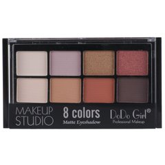 D3049 Тіні для повік MakeUp Studio 8 Colors Matte Eyeshadow №02 DoDo Girl