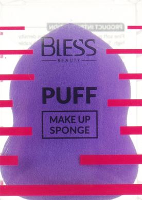 Спонж для макіяжу Bless Beauty PUFF Make Up Sponge грушоподібний, фіолетовий