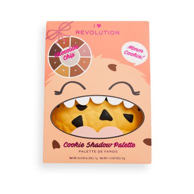 Палетка теней для век I Heart Revolution Cookie Eyeshadow Palette, Chocolate Chip
