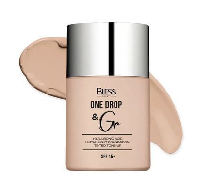 Тональний крем для обличчя Bless Beauty One Drop & Go №04 Natural
