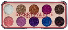 Тіні глітерні DoDo Girl STARRY PALETTE 10 colour Glitter Eyeshadow D8012 №02