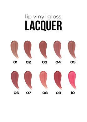 Блиск для губ Bless Beauty Lacquer Lip Vinyl Gloss №10