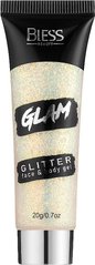 Глітер для обличчя та тіла Bless Beauty GLAM Glitter Face & Body Gel