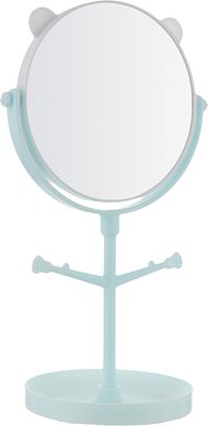 Дзеркало двостороннє, косметичне, настільне на довгій ніжці зі збільшенням 3Х, 15 см, Beauty LUXURY, M-023