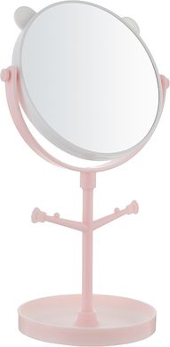 Дзеркало двостороннє, косметичне, настільне на довгій ніжці зі збільшенням 3Х, 15 см, Beauty LUXURY, M-023
