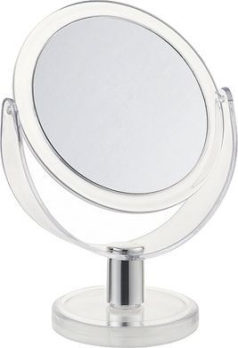 Зеркало двустороннее косметическое настольное, круглое с увеличением 3Х, 12см Beauty LUXURY, M-01