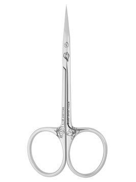 Ножиці для кутикули професійні з гачком Staleks Pro Exclusive 21 Type 1 ,magnolia (4820241063376)