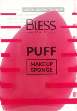 Спонж для макіяжу Bless Beauty PUFF Make Up Sponge зі зрізом, рожевий