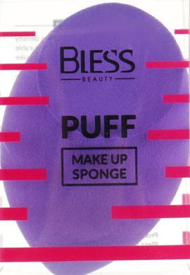 Спонж для макіяжу Bless Beauty PUFF Make Up Sponge зі зрізом, фіолетовий