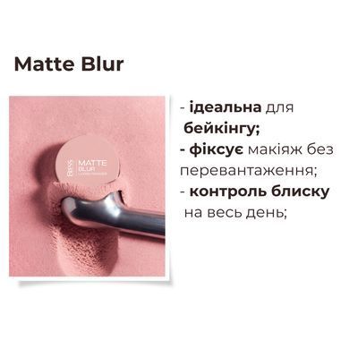 Розсипчаста пудра для обличчя Bless Beauty Matte Blur
