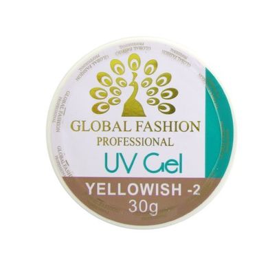 Гель для наращивания камуфляжный GLOBAL FASHION UV GEL Y2, 30 гр.