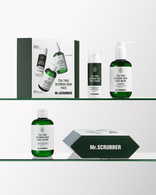 Подарунковий набір Tea Tree Blemish Skin Face Mr.SCRUBBER