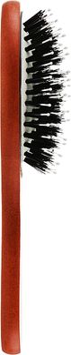 Щітка масажна для волосся Beauty LUXURY, дерев'яна овальна з комбінованою щетиною, HB-03-16