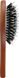Щітка масажна для волосся Beauty LUXURY, дерев'яна з комбінованою щетиною, HB-03-22 - 2