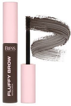Туш для брів Bless Beauty Fluffy Brow Mascara №02 Medium Brown (Середньо-коричневий)