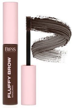 Туш для брів Bless Beauty Fluffy Brow Mascara №03 Dark Brown (Темно-коричневий)