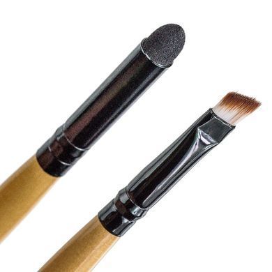 Двусторонняя кисть для бровей и теней maXmaR MB-144
