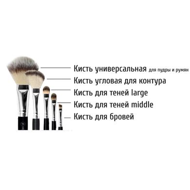 Набір пензликів для макіяжу Total Beauty Set TF COSMETICS BS02, 5 шт.